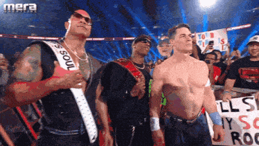 The Rock John Cena GIF