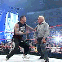 The Rock Ric Flair GIF