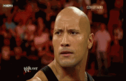 The Rock Smiling GIF