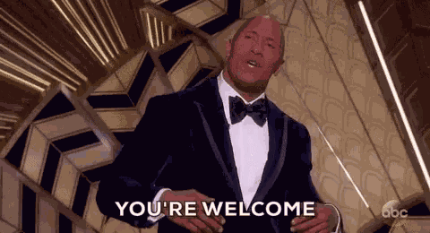 The Rock Youre Welcome GIF
