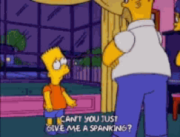 The Simpsons Bart GIF
