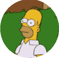 The Simpsons Homer Sticker