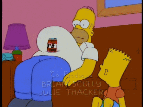 The Simpsons Homer Simpson GIF