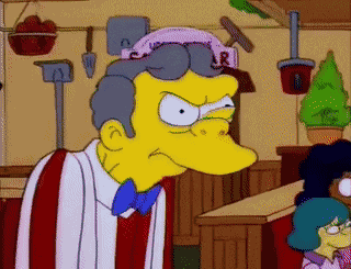 The Simpsons Moe GIF