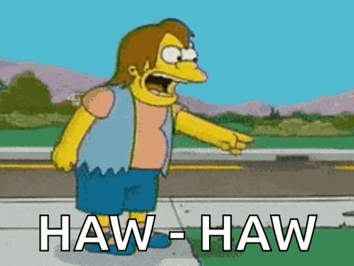 The Simpsons Nelson Muntz GIF