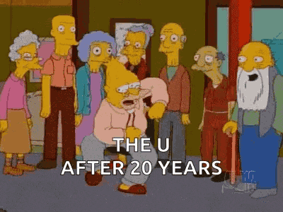 The Simpsons Old Man GIF