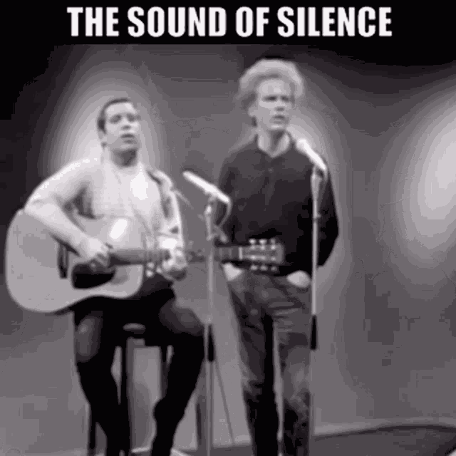The Sound Of Silence Simon And Garfunkel GIF