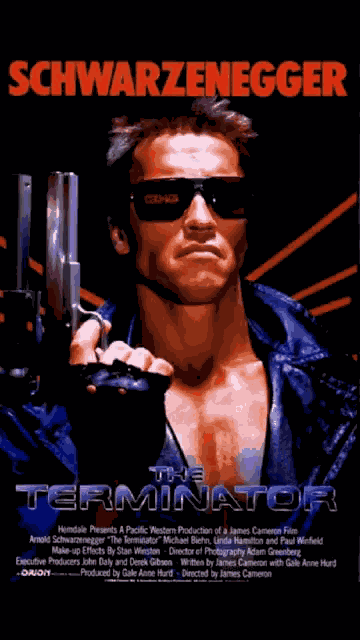The Terminator Arnold Schwarzenegger GIF