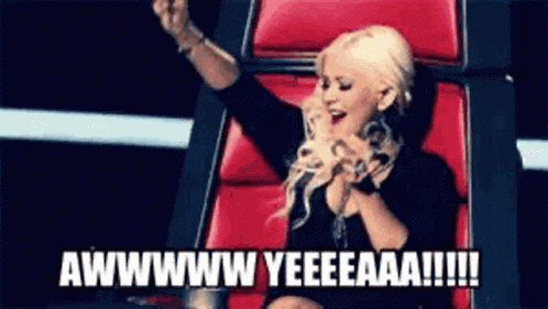 The Voice Christina Aguilera GIF
