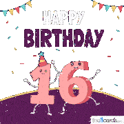 Theecards Happy Birthday Sticker