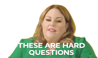 These Are Hard Questions Chrissy Metz Sticker