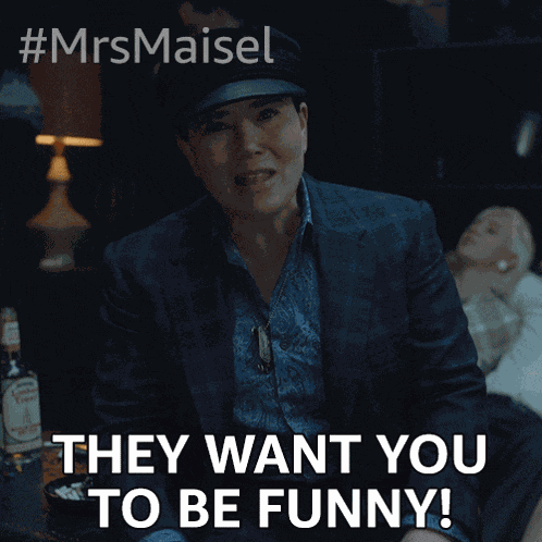 They Want You To Be Funny Susie Myerson GIF