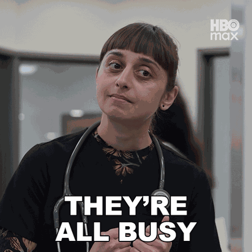 They'Re All Busy Dr Nazely Toomarian GIF