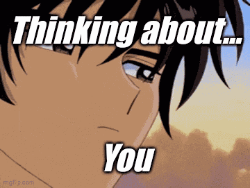 Thinking About You Anime GIF