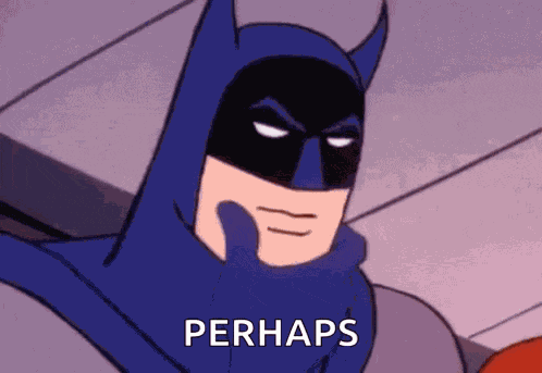 Thinking Batman GIF
