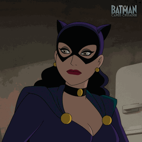 Thinking Catwoman GIF