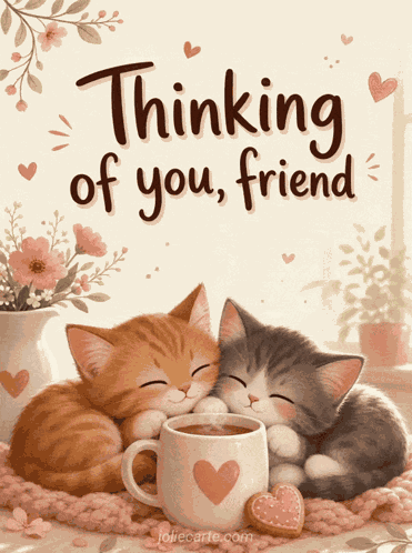 Thinking Of You Friend GIF
