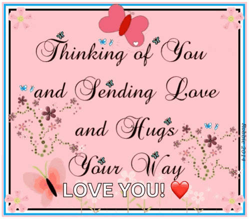 Thinking Of You Sending Love GIF