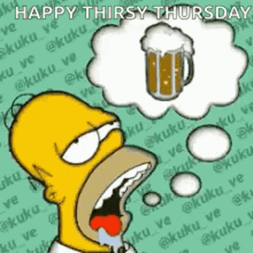 Thirsty Homer Simpson GIF