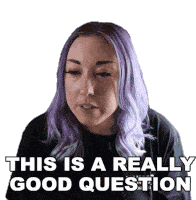 This Is A Really Good Question Ashnichrist Sticker