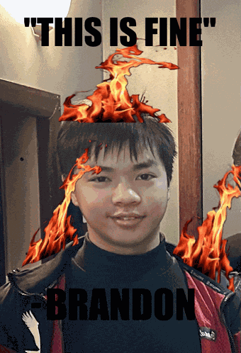 This Is Fine Fire Meme