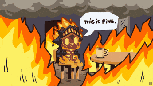 This Is Fine This Is Fine Fox GIF