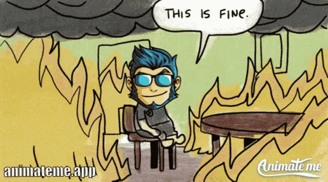 This Is Fine This Is Ok GIF
