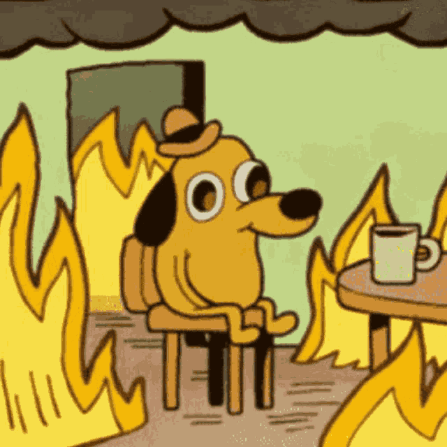 This Is Fine GIF
