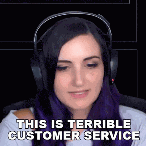 This Is Terrible Customer Service Lauren Webber GIF