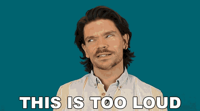 This Is Too Loud Robin James GIF