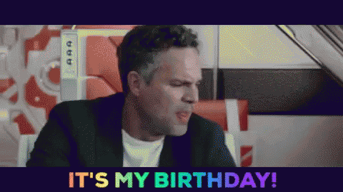 Thor Ragnarok Its My Birthday GIF