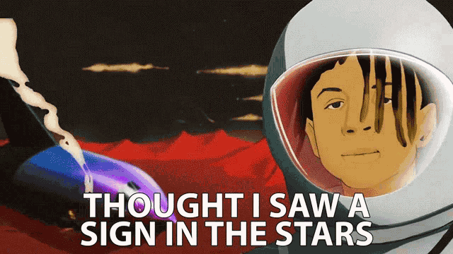 Thought I Saw A Sign In The Stars Iann Dior GIF