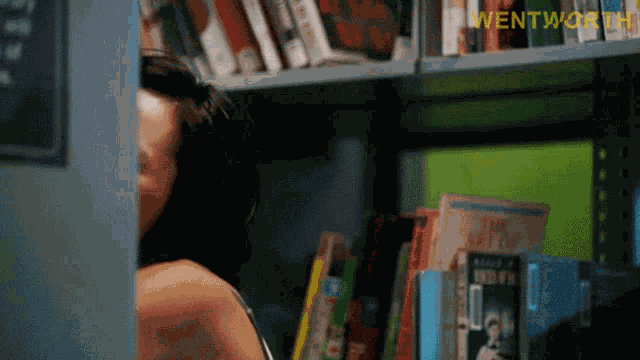 Throw Books Franky Doyle GIF