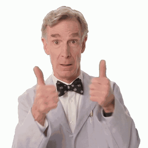 Thumbs Up Bill Nye GIF
