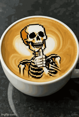 Thumbs Up Coffee GIF