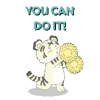 Tiger Rooting For You Sticker