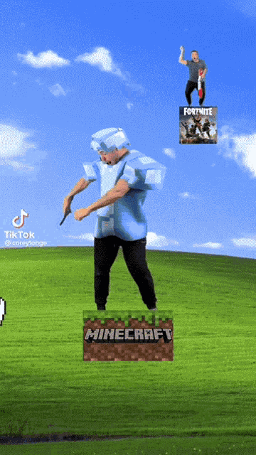 Tiktok Minecraft GIF