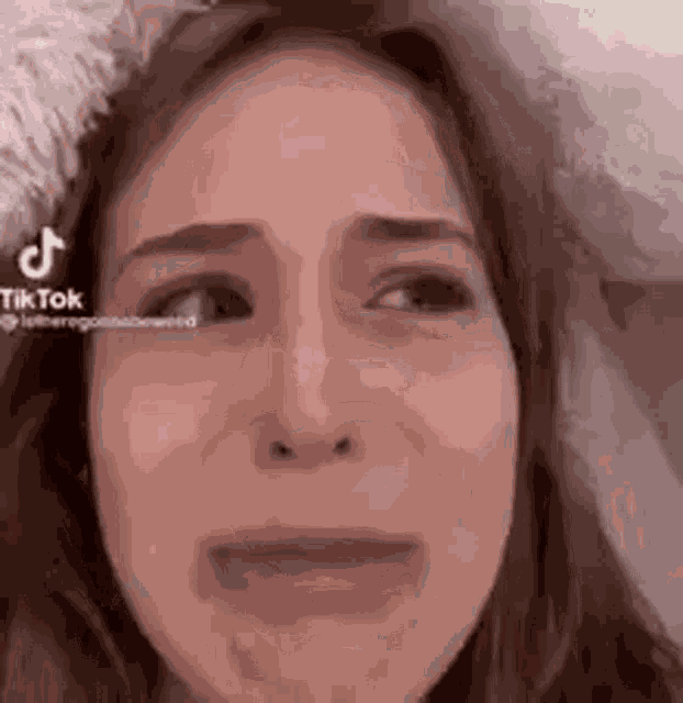 Tiktok White Girl Ugly Crying GIF