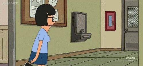 Tina Belcher Running GIF