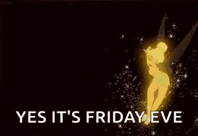 Tinkerbel Its Friday Eve GIF