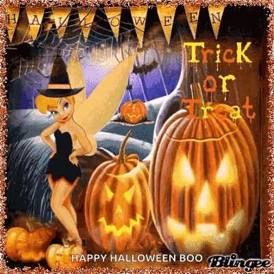 Tinkerbell Halloween GIF