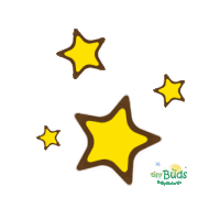 Tiny Buds Star Sticker GIF