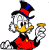 Tio Gilito Scroog Mc Duck Sticker