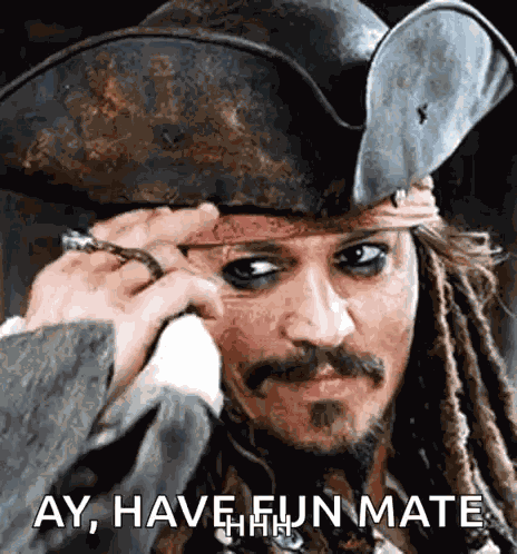 Tip Hat Jack Sparrow GIF
