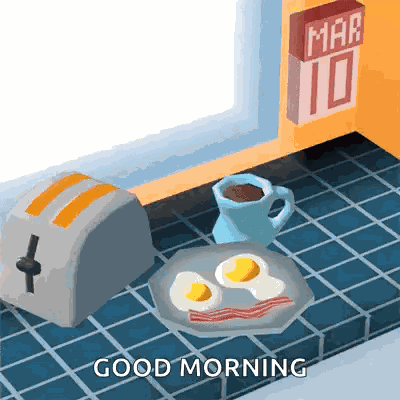 Toast Breakfast GIF