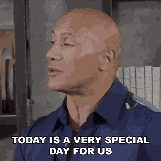 Today Is A Very Special Day For Us Dwayne Johnson GIF