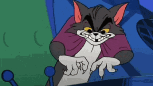 Tom And Jerry Evil Laugh GIF