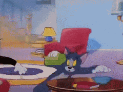 Tom And Jerry Looking For GIF