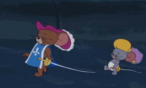 Tom And Jerry Marching GIF