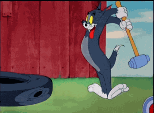 Tom And Sledgehammer GIF